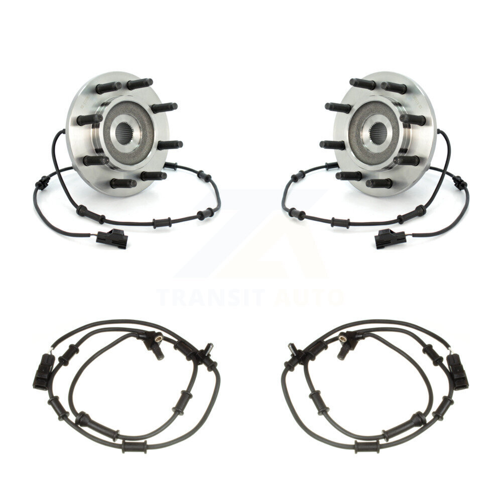 Front Wheel Hub Bearing And Extra ABS Sensor Kit For Dodge Ram 2500 3500 with Harness K7S-101897