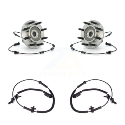Front Wheel Hub Bearing & Extra Sensor Kit For 2007 Dodge Ram 1500 4WD With 8 Lug Wheels K7S-101906