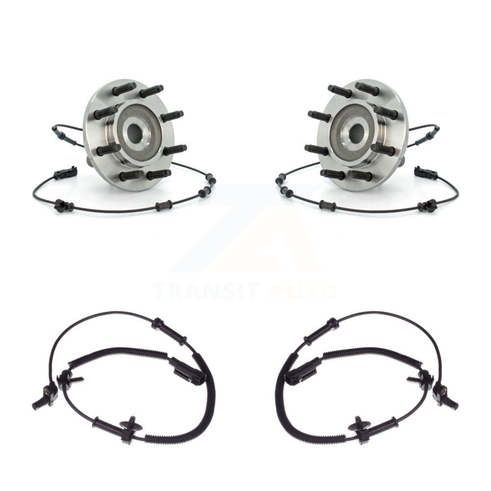 Front Wheel Hub Bearing & Extra Sensor Kit For 2007 Dodge Ram 1500 4WD With 8 Lug Wheels K7S-101906