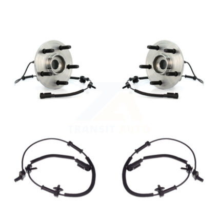Front Wheel Hub Bearing Extra ABS Sensor Kit For 2007 Dodge Ram 1500 4WD with 4-Wheel K7S-101908