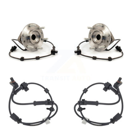 Front Wheel Hub Bearing & Extra Sensor Kit For Chevrolet GMC Trailblazer Envoy XL EXT SSR K7S-101950