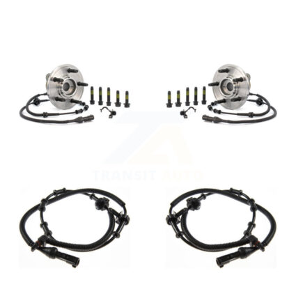 Front Wheel Hub Bearing & Extra ABS Sensor Kit For Ford Explorer Lincoln Aviator Mercury K7S-101969