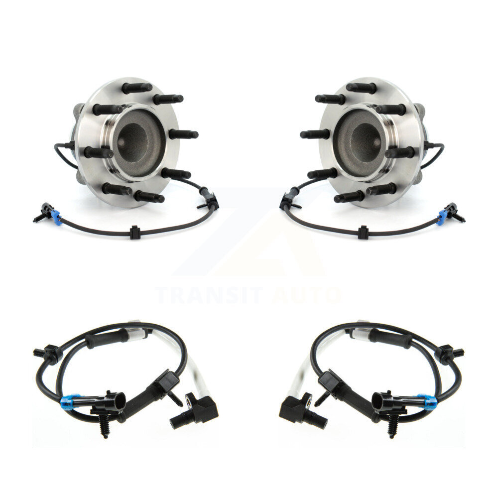Front Wheel Hub Bearing & Extra ABS Sensor Kit For Chevrolet Express 2500 GMC Savana 3500 K7S-101985
