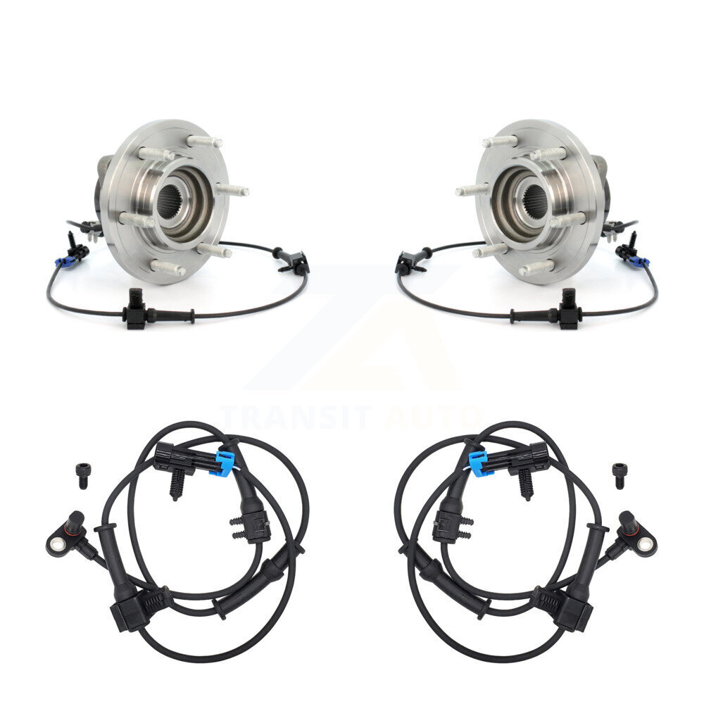 Front Wheel Hub Bearing And Extra ABS Sensor Kit For Hummer H3 with Harness K7S-101999