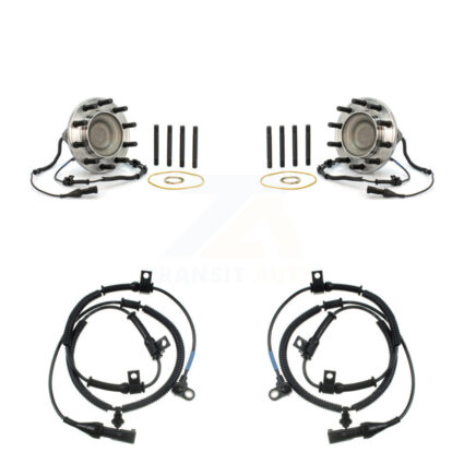 Front Wheel Hub Bearing And Extra ABS Sensor Kit For Ford F-550 Super Duty F-450 4 X 2 K7S-102006