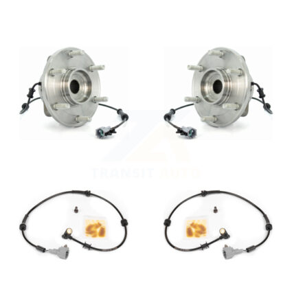Front Wheel Hub Bearing And Extra ABS Sensor Kit For Nissan TITAN Armada INFINITI QX56 K7S-102009