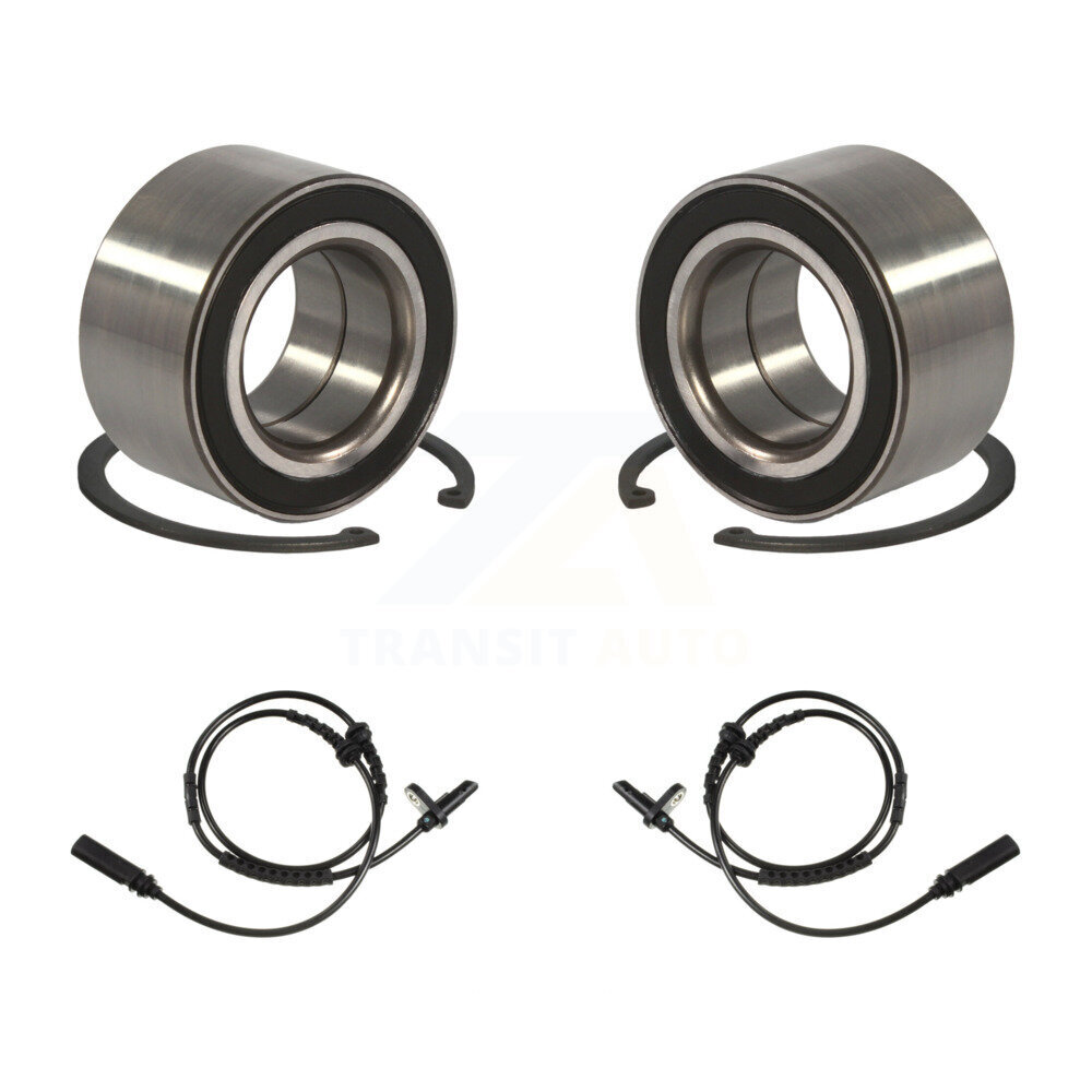 Front Wheel Bearing Sensor Kit For BMW 550i GT xDrive 4.4L with 4-Wheel ABS Harness K7S-102031