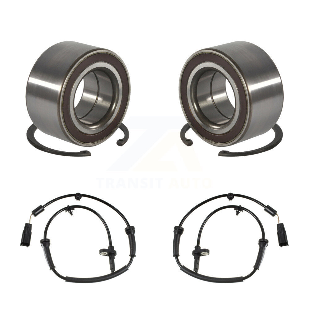 Front Wheel Bearing & Sensor Kit For 2011-2014 Mazda 2 1.5L with 4-Wheel ABS Harness K7S-102062