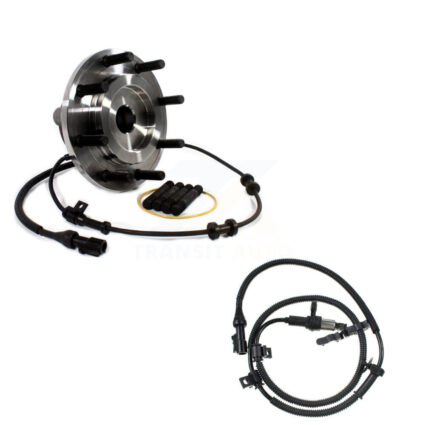Front Wheel Hub Bearing Extra ABS Sensor Kit For Ford F-350 Super Duty F-250 with Harness K7S-102305