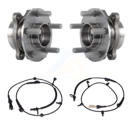 Front Wheel Hub Bearing ABS Sensor Kit For 2015 Ford Edge 3.5L/2.0L/2.7L with 4-Wheel K7S-102334