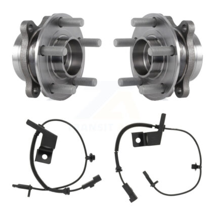 Front Wheel Hub Bearing And ABS Sensor Kit For 2018 Lincoln Continental with Harness K7S-102338