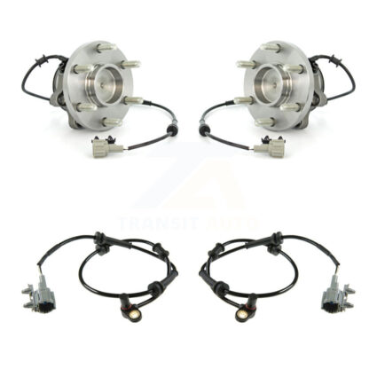 Front Wheel Hub Bearing & Extra ABS Sensor Kit For 2009-2012 Suzuki Equator with Harness K7S-102344