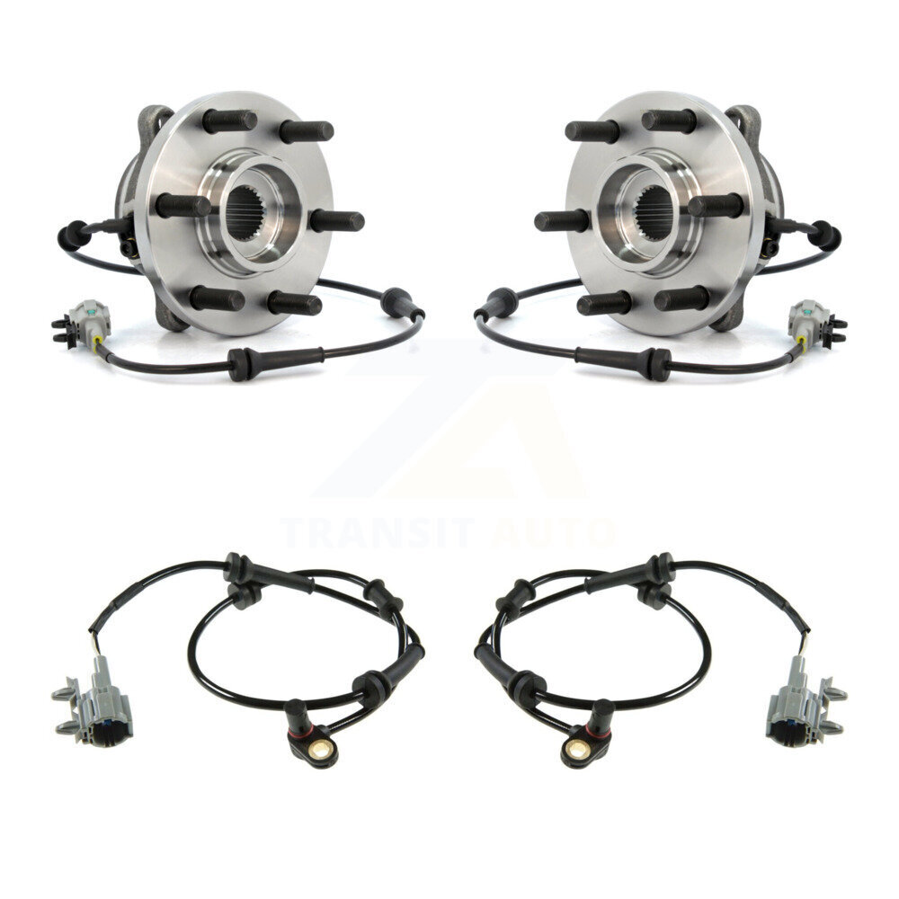 Front Wheel Hub Bearing Extra ABS Sensor Kit For Suzuki Equator 4WD with 4.0L 4-Wheel K7S-102345
