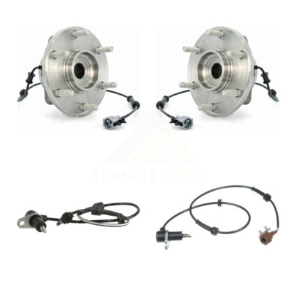 Front Wheel Hub Bearing Extra Sensor Kit For 2004 Nissan Pathfinder 3.5L with 4-Wheel ABS K7S-102374