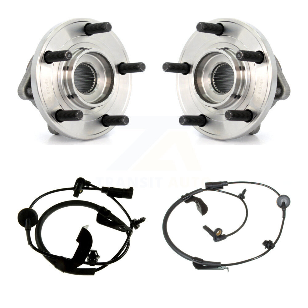 Front Wheel Hub Bearing Sensor Kit For 2009 Dodge Caliber 2.4L/1.8L/2.0L with 4-Wheel ABS K7S-102378