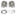 Front Wheel Bearing ABS Sensor Kit For Hyundai Tiburon 2.0L with 4-Wheel Harness K7S-102475