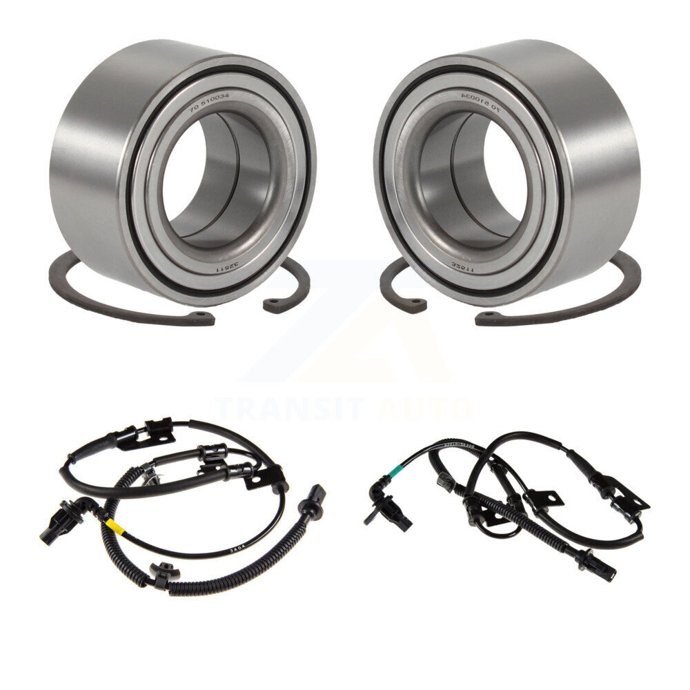 Front Wheel Bearing Sensor Kit For Hyundai Tucson 2.0L 2.7L with 4-Wheel ABS Harness K7S-102491