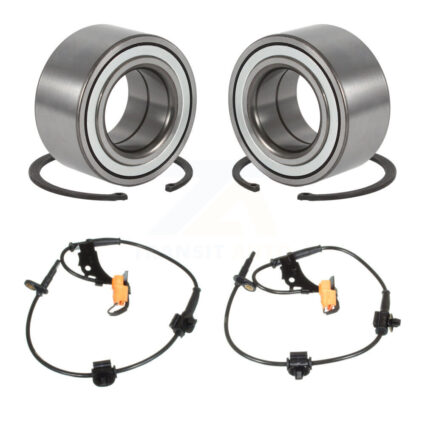 Front Wheel Bearing Sensor Kit For 04 Honda Element LX with 2.4L 4-Wheel ABS Harness K7S-102501