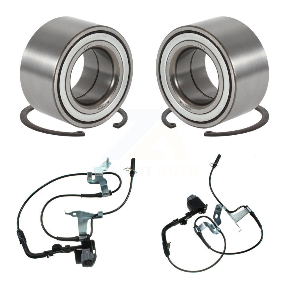 Front Wheel Bearing & Sensor Kit For 2009-2013 Mazda 6 3.7L with 4-Wheel ABS Harness K7S-102512