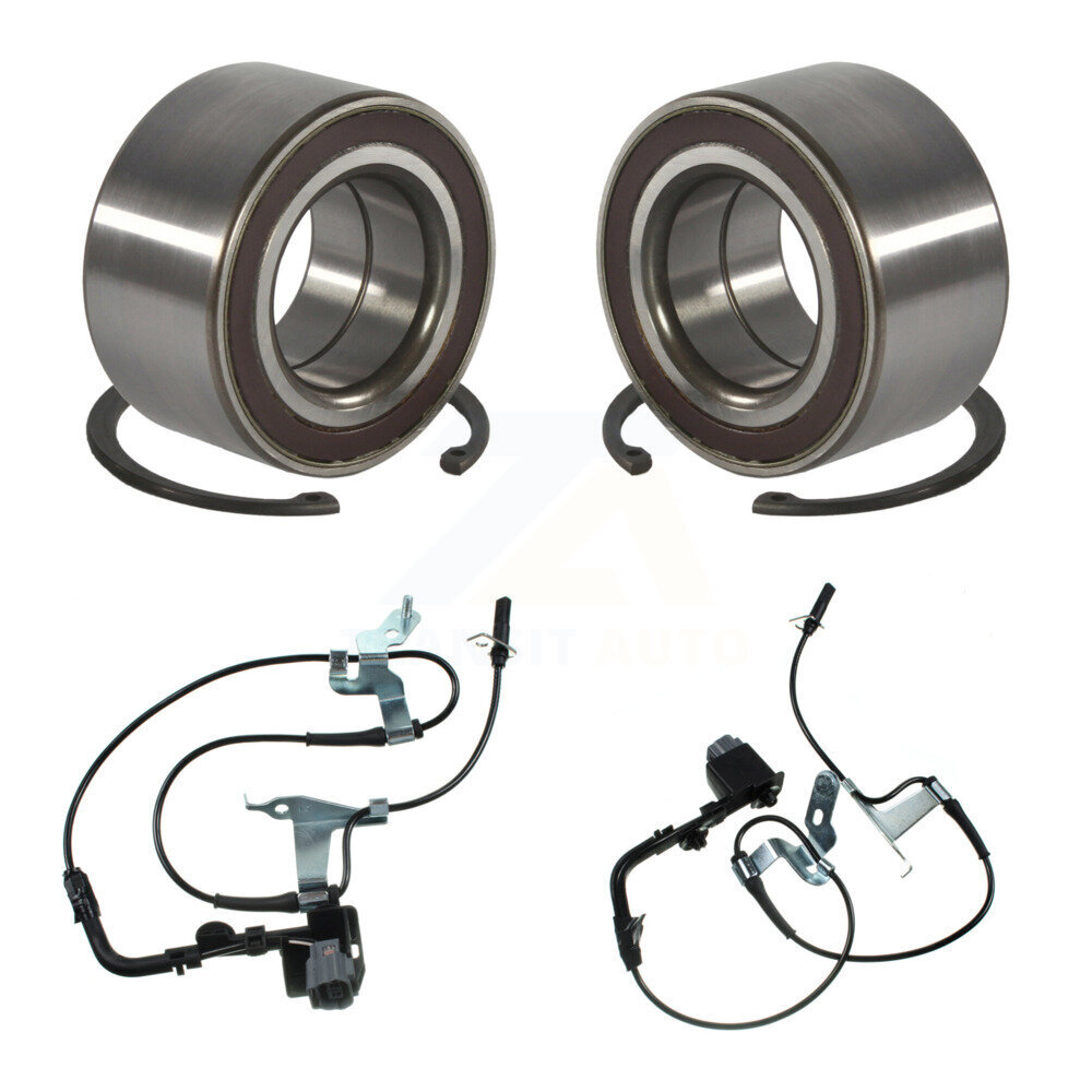 Front Wheel Bearing & Sensor Kit For 2009-2013 Mazda 6 2.5L with 4-Wheel ABS Harness K7S-102513