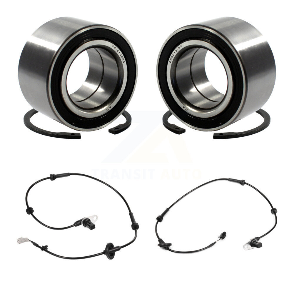 Front Wheel Bearing Sensor Kit For 04-08 Nissan Maxima 3.5L with 4-Wheel ABS Harness K7S-102523