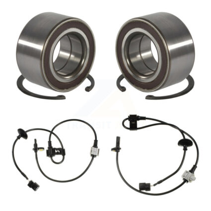 Front Wheel Bearing Sensor Kit For 07-10 Honda Odyssey 3.5L with 4-Wheel ABS Harness K7S-102526