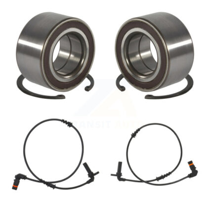 Front Wheel Bearing & Sensor Kit For 2015 Mercedes-Benz CLS550 To 02 05 with Harness K7S-102527