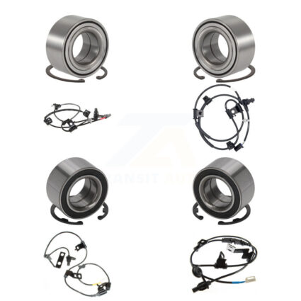 Front Rear Wheel Bearing And ABS Sensor Kit (8Pc) For Hyundai Tucson K7S-102792