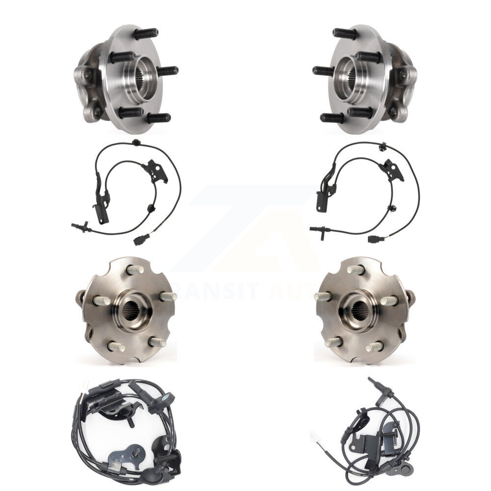 Front Rear Wheel Hub Bearing And ABS Sensor Kit (8Pc) For Lexus NX300 NX200t NX300h K7S-102818