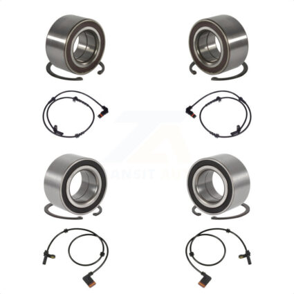 Front Rear Wheel Bearing ABS Sensor Kit For 2012 Mercedes-Benz S350 3.0L with 4-Wheel K7S-102892