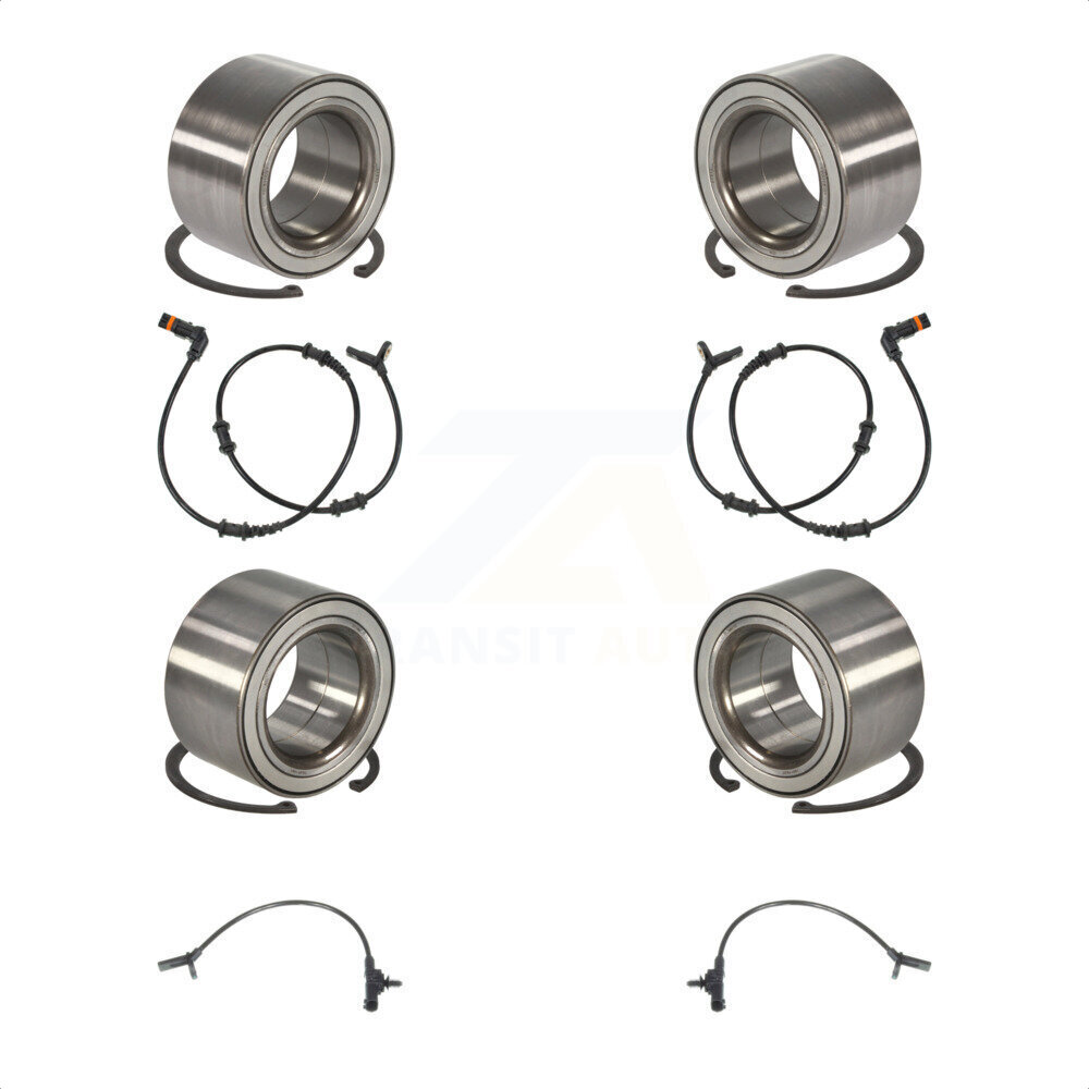 Front Rear Wheel Bearing And ABS Sensor Kit For 2007 Mercedes-Benz R63 AMG with Harness K7S-102900