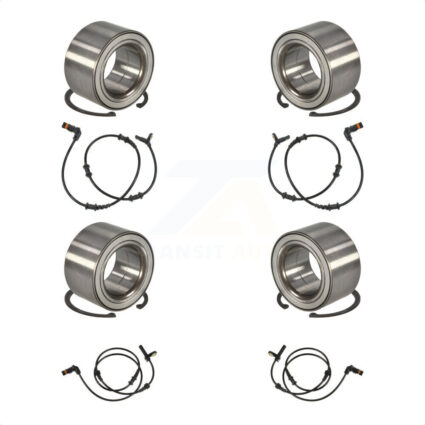 Front Rear Wheel Bearing And ABS Sensor Kit For 2011 Mercedes-Benz R350 with Harness K7S-102901
