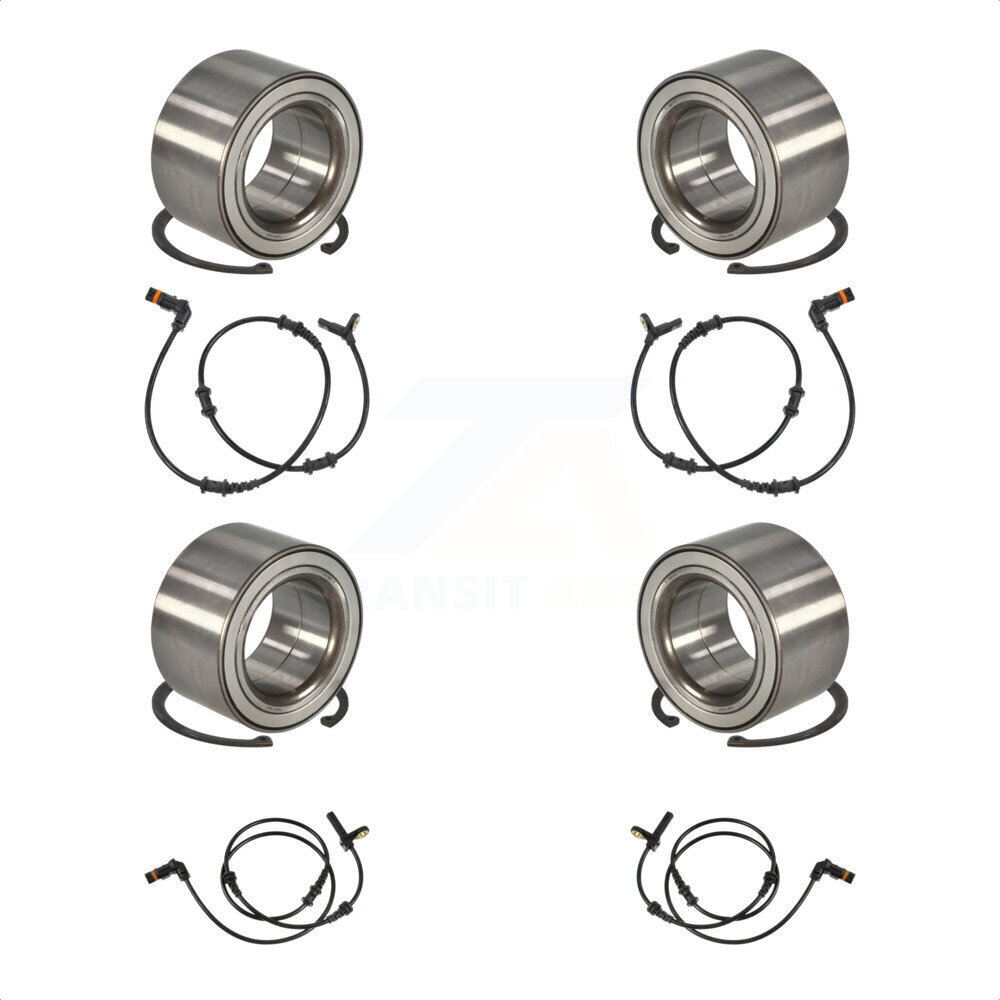 Front Rear Wheel Bearing And ABS Sensor Kit For 2011 Mercedes-Benz R350 with Harness K7S-102901