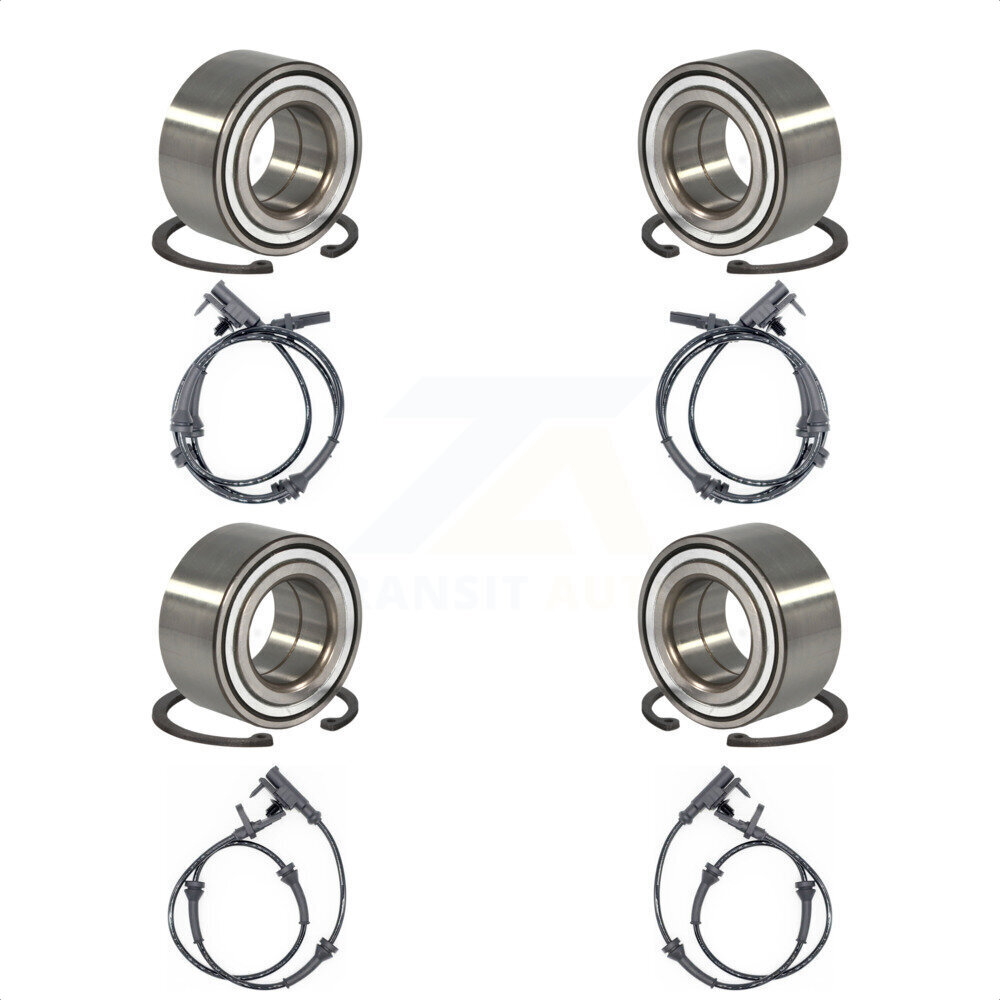 Front Rear Wheel Bearing And ABS Sensor Kit For Land Rover Range Sport with Harness K7S-102902