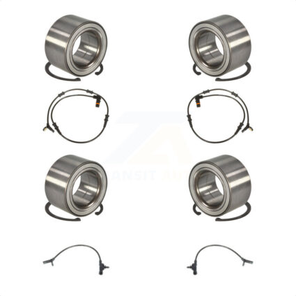 Front Rear Wheel Bearing And ABS Sensor Kit For Mercedes-Benz ML350 ML320 ML550 ML500 K7S-102906