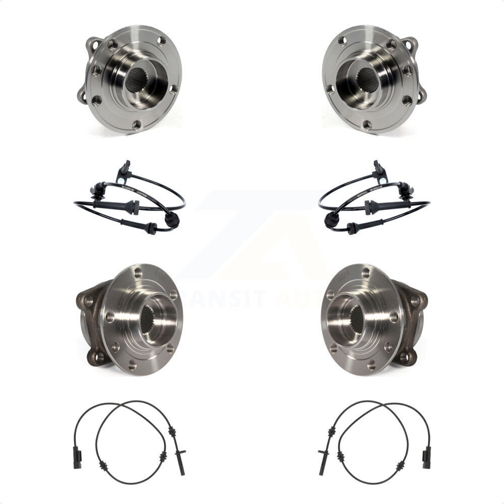 Front Rear Wheel Hub Bearing And ABS Sensor Kit For Chrysler 200 K7S-102926
