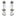 Front Rear Wheel Hub Bearing Sensor Kit For Nissan Rogue FWD with 4-Wheel ABS Built in US K7S-102931