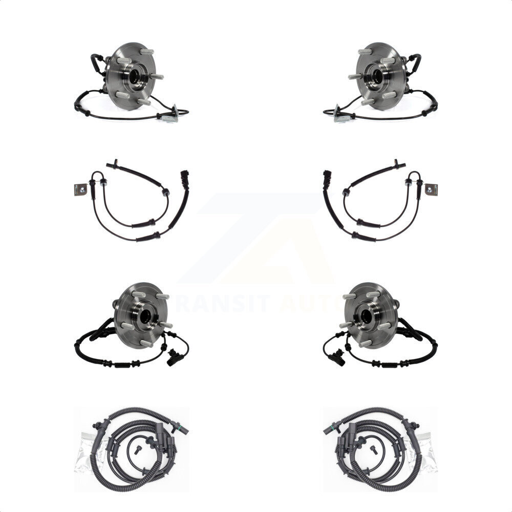 Front Rear Wheel Hub Bearing Extra Sensor Kit For Dodge Grand Caravan Chrysler Town & Ram K7S-102943