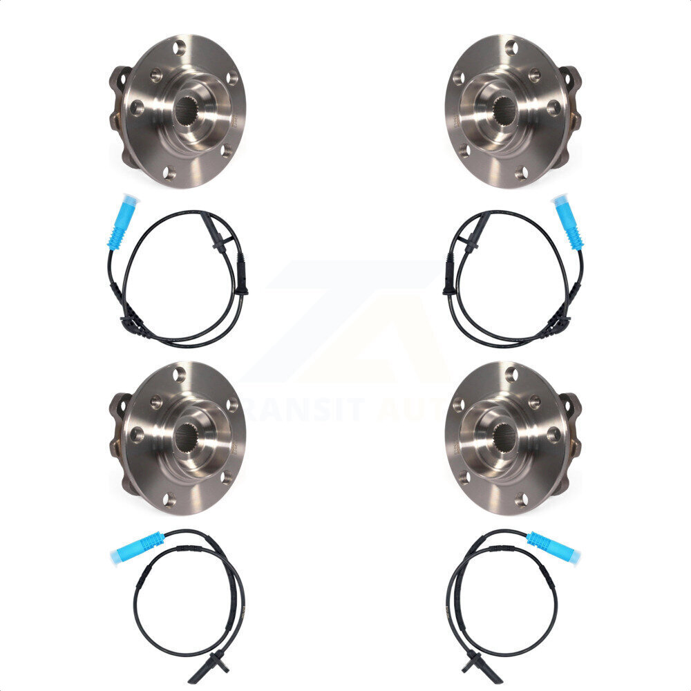 Front Rear Wheel Hub Bearing & Sensor Kit For Mini Cooper Countryman Paceman with Harness K7S-102954