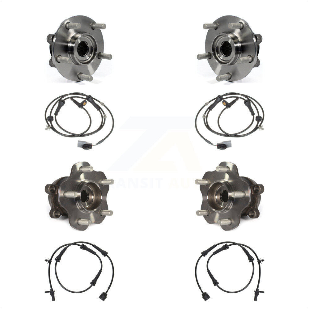 Front Rear Wheel Hub Bearing And ABS Sensor Kit For Nissan Juke with Harness K7S-102988