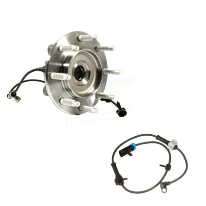 Front Wheel Hub Bearing & Extra Sensor Kit For Chevrolet Silverado 1500 HD RWD with 6.0L K7S-103007