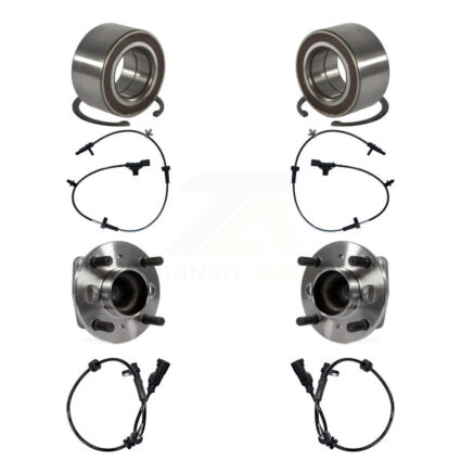 Front Rear Wheel Bearing And ABS Sensor Kit For Ford Fiesta with Harness K7S-103141