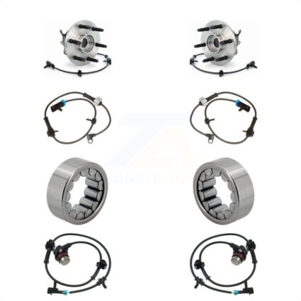 Front Rear Wheel Bearing Extra Sensor Kit For Chevrolet Avalanche 1500 Cadillac Tahoe EXT K7S-103157