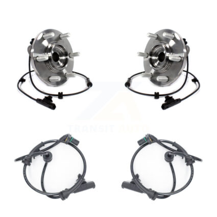 Front Wheel Hub Bearing And Extra ABS Sensor Kit For 2019 Nissan Armada with Harness K7S-103193