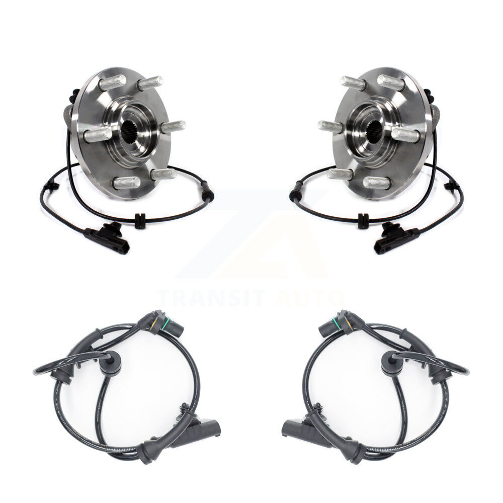 Front Wheel Hub Bearing And Extra ABS Sensor Kit For 2019 Nissan Armada with Harness K7S-103193