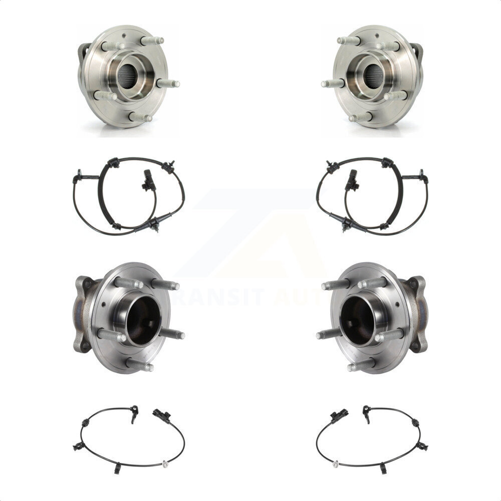 Front Rear Wheel Hub Bearing ABS Sensor Kit For Buick Verano Chevrolet Volt with Harness K7S-103258