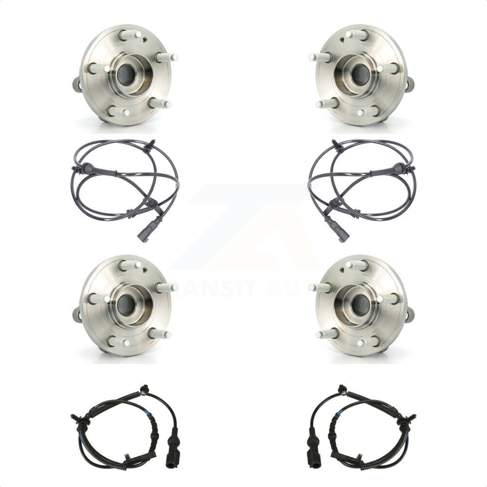 Front Rear Wheel Hub Bearing And ABS Sensor Kit For Ford Explorer K7S-103261