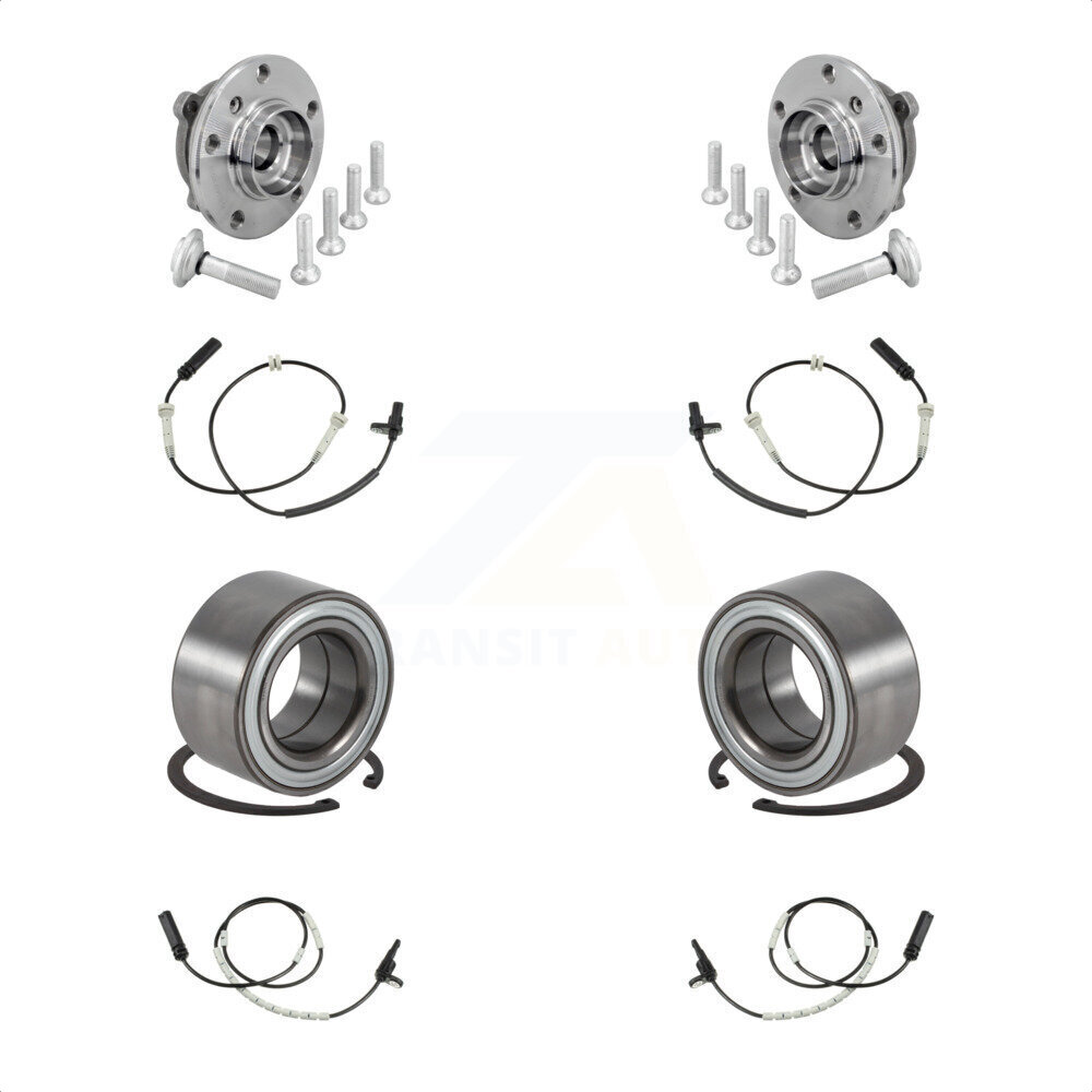 Front Rear Wheel Bearing And ABS Sensor Kit For BMW 230i xDrive M240i K7S-103423