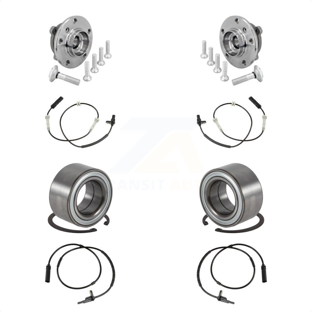 Front Rear Wheel Bearing And ABS Sensor Kit For BMW 230i xDrive M240i K7S-103425