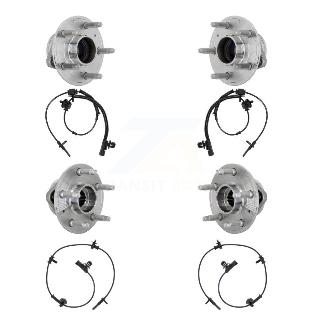 Front Rear Wheel Hub Bearing And ABS Sensor Kit For Cadillac CTS K7S-103443